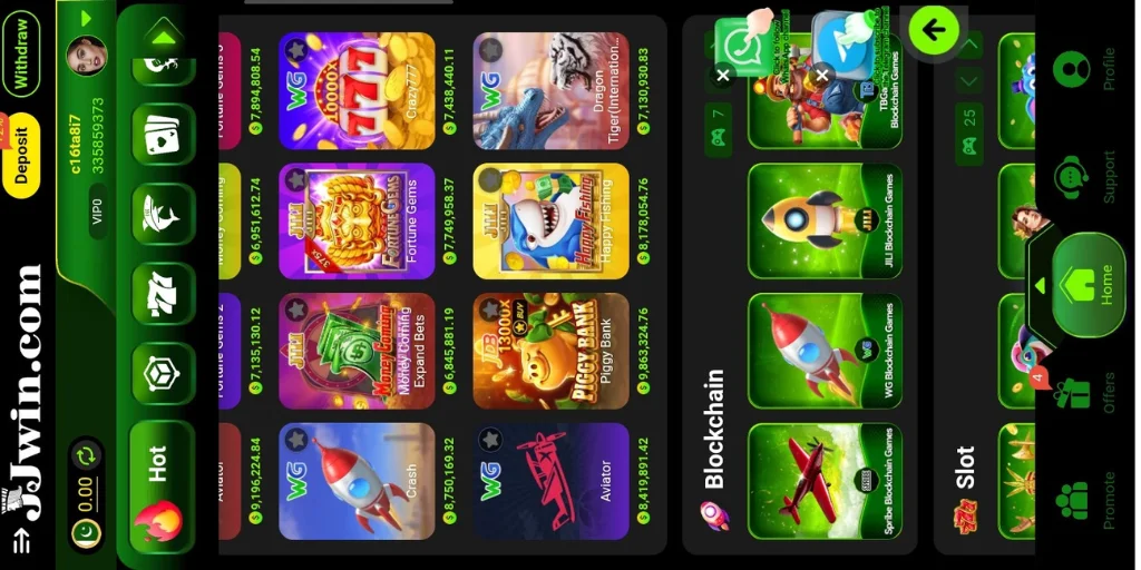 JJWin Multiple Games